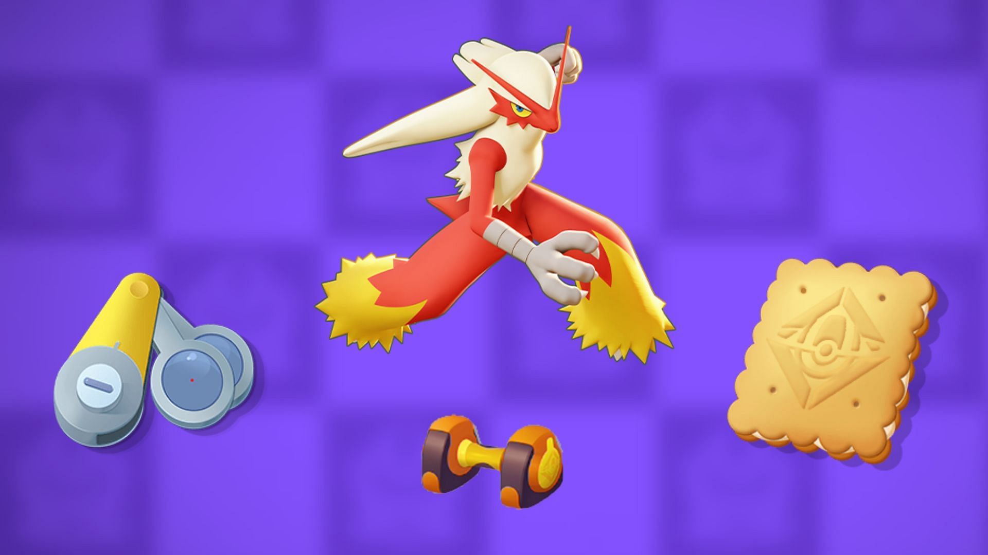 Suggested items for Blaziken in Pokemon Unite (Image via The Pokemon Company)